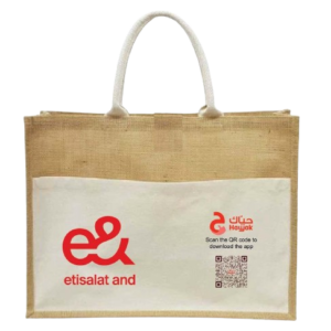 Jute Bag with front