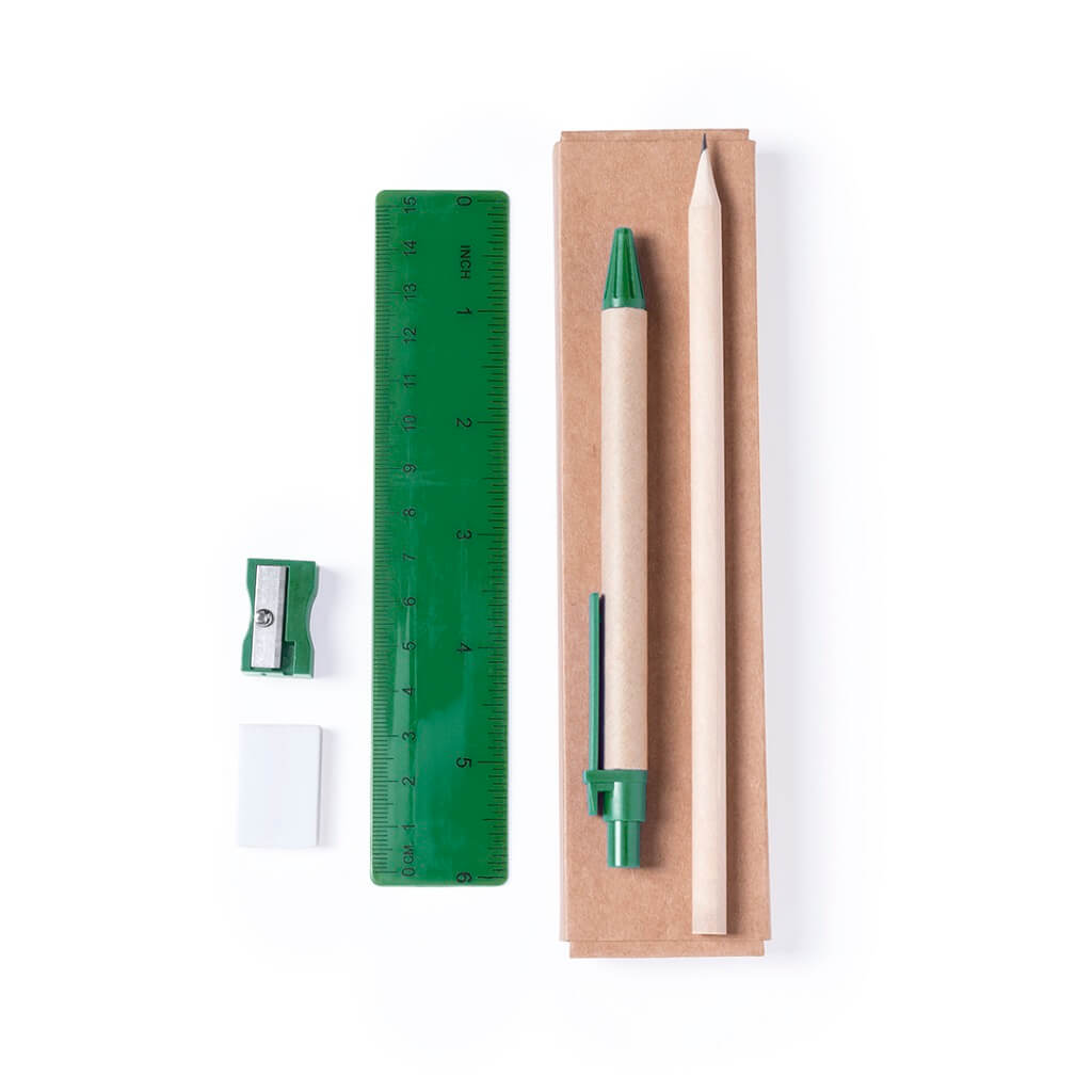 Stationery Set - Green