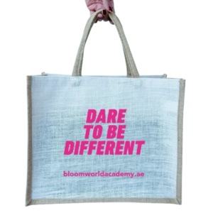 Jute White Dyed Bag(Horizontal)