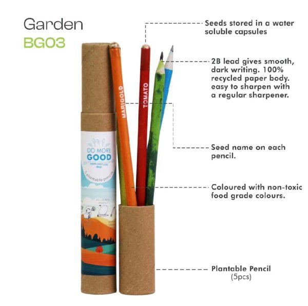 Plantable Pencil (Set of 5) Eco-Friendly Product