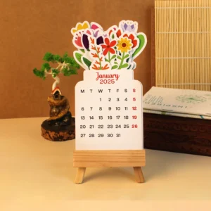 Floral Bouquet Calendar (Wood)