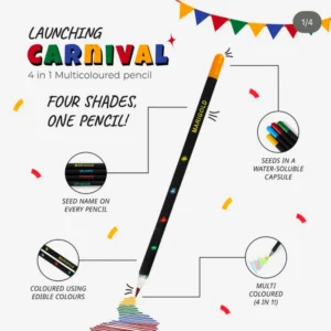 CARNIVAL MULTICOLOR SEED PENCIL