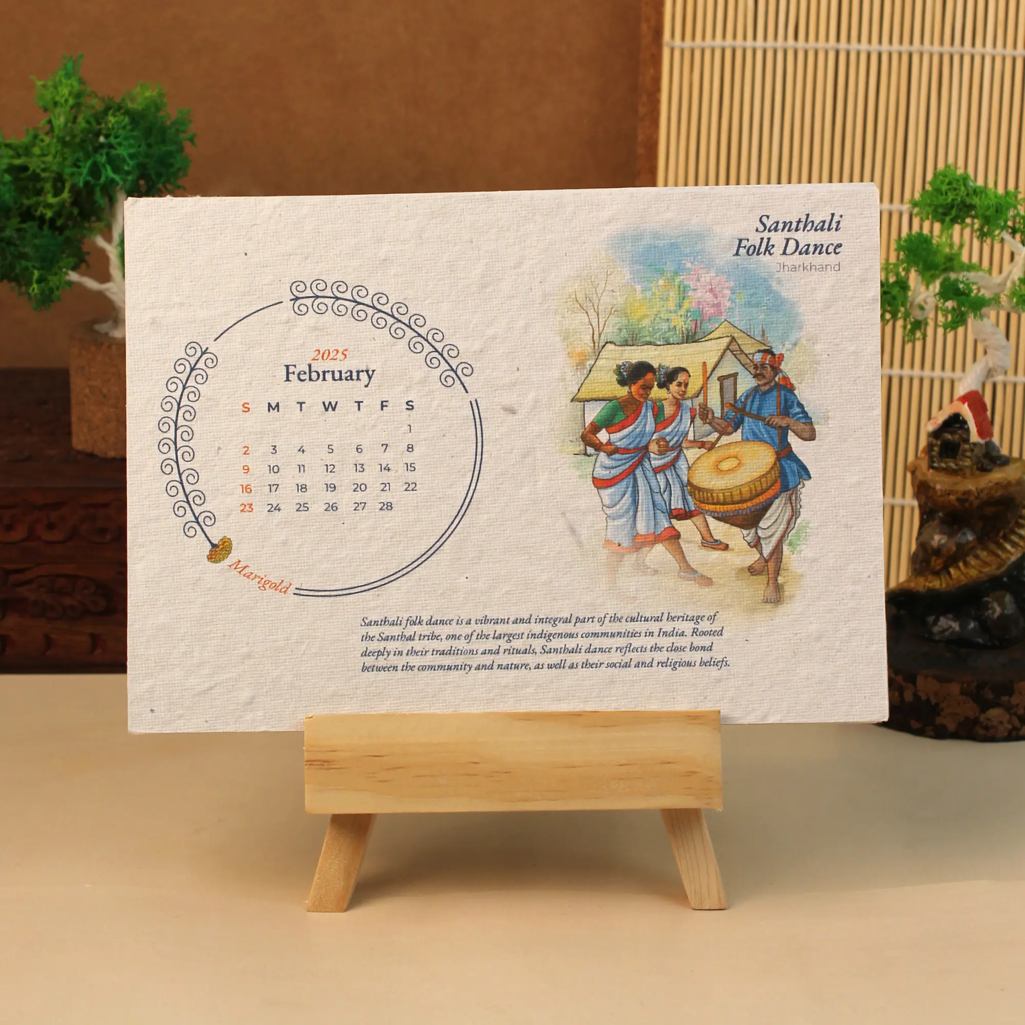 PRO-PLANTABLE CALENDAR (WOOD)