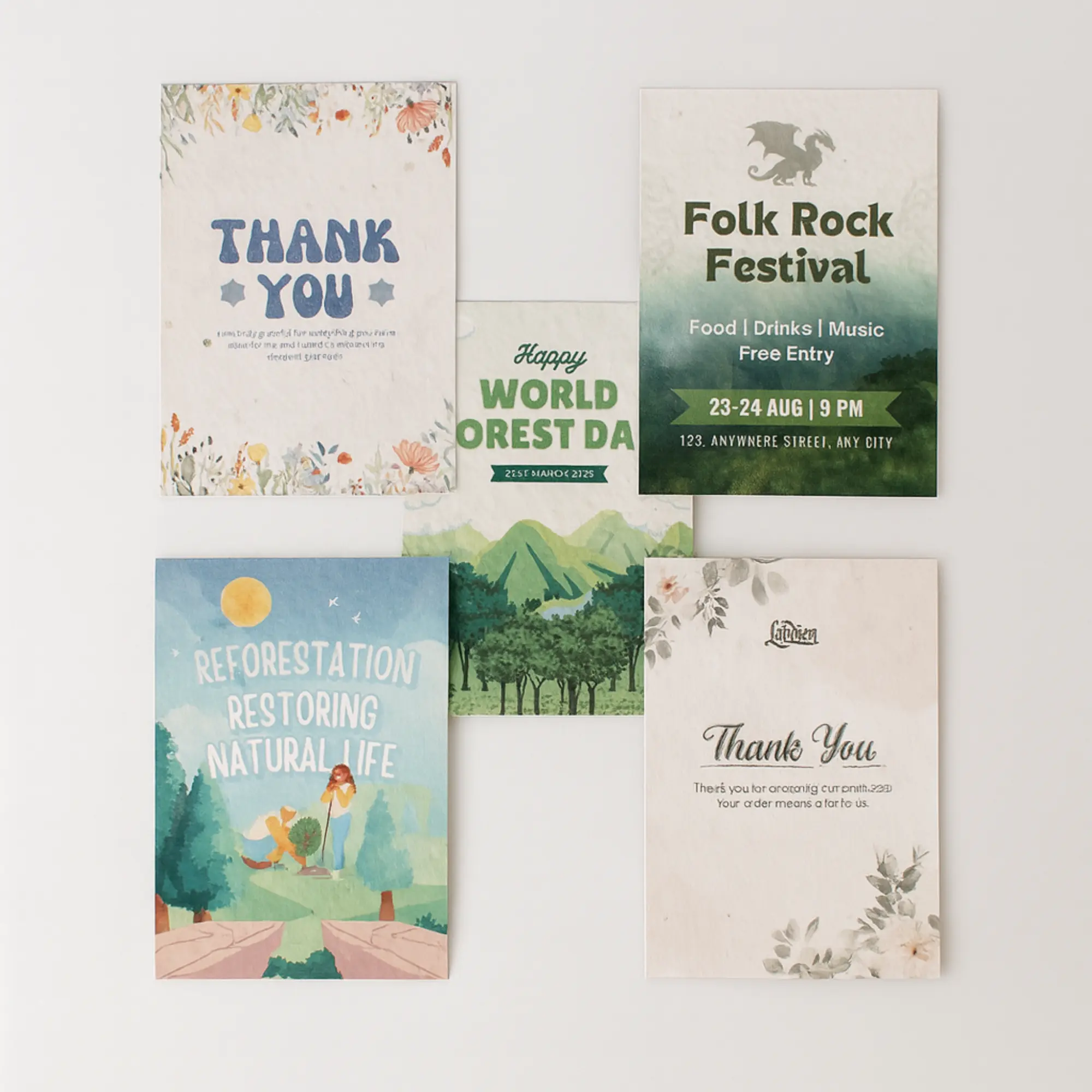 SEED PAPER 3.5X5 (1-SIDE)