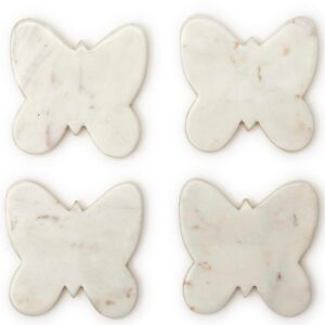 Marble Butterfly Coasters