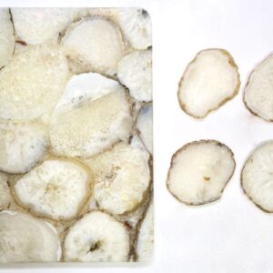 White Agate Jointed Platter