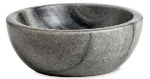 Gray Marble Bowl
