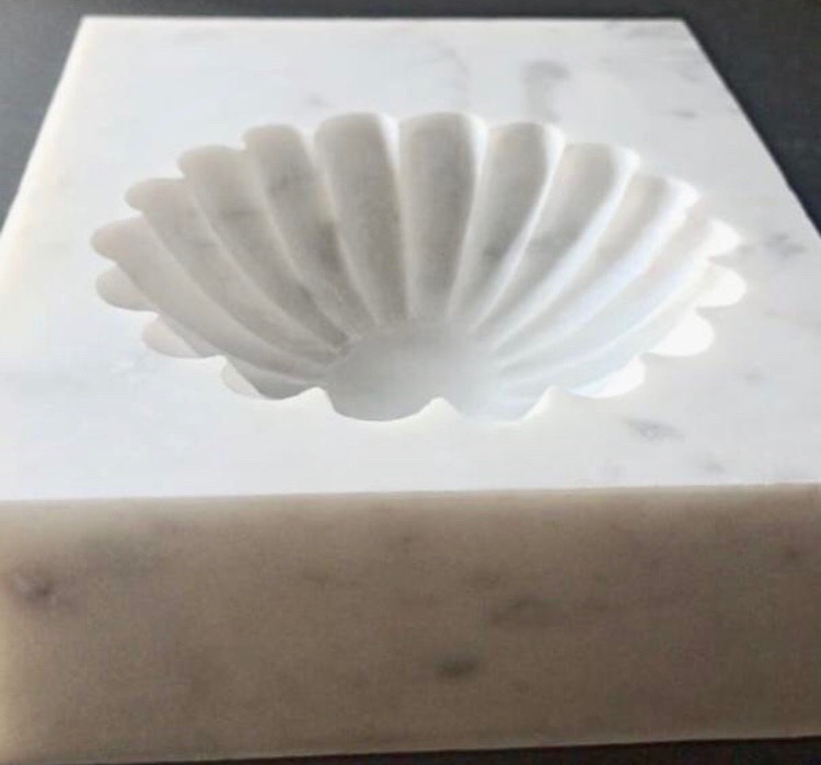 White Marble Bowl Platter