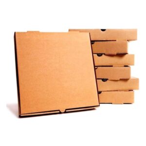 Pizza Boxes – Brown, White & Black Plain | Multiple Sizes | Durable Takeaway Packaging