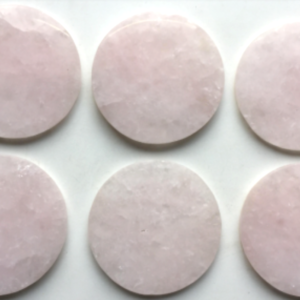 Rose Quartz Round Coasters