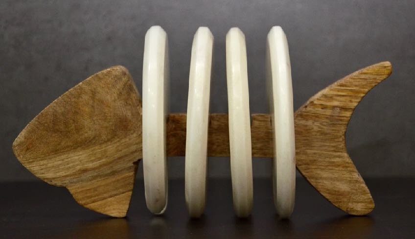 Fish Bone Coasters