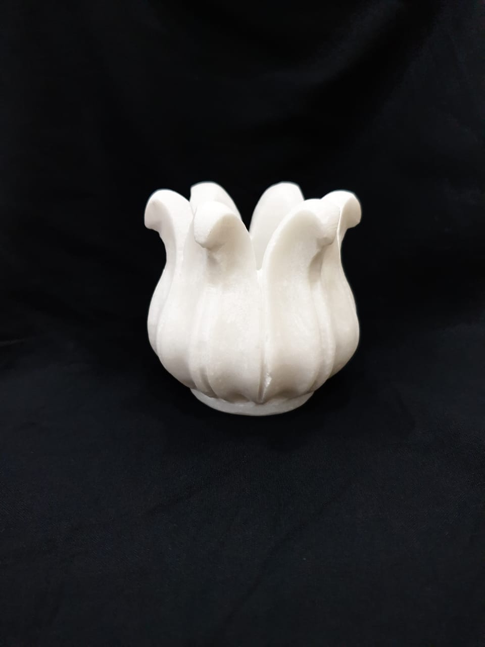 White Marble T-Light Holder