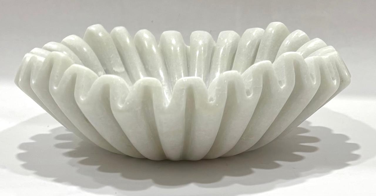 White Marble Decorative Bowl