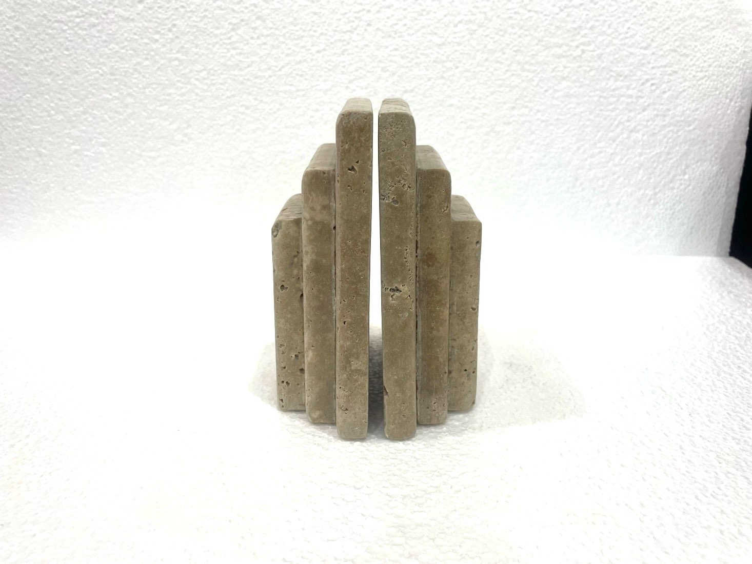Travertine Bookend