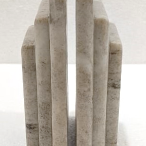 Beige Marble Bookends