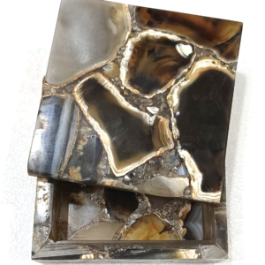 Dark Agate Square Box
