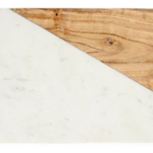 Marble and Acacia wood jointed Paddle Board with felt feet underneath