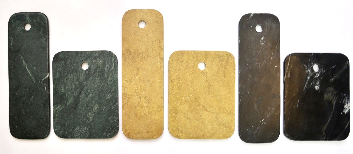 Green / Mustard / Black Marble Boards