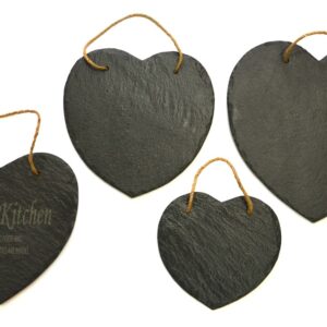 Black Slate “HEART” Platter