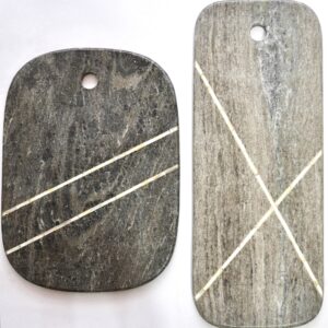 Brown Marble Boards with MOP Inlay