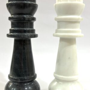 Black Marble King & White Marble Queen