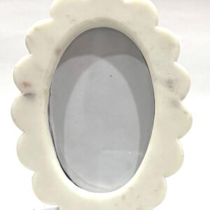 Scallop Marble Oval Photo Frames