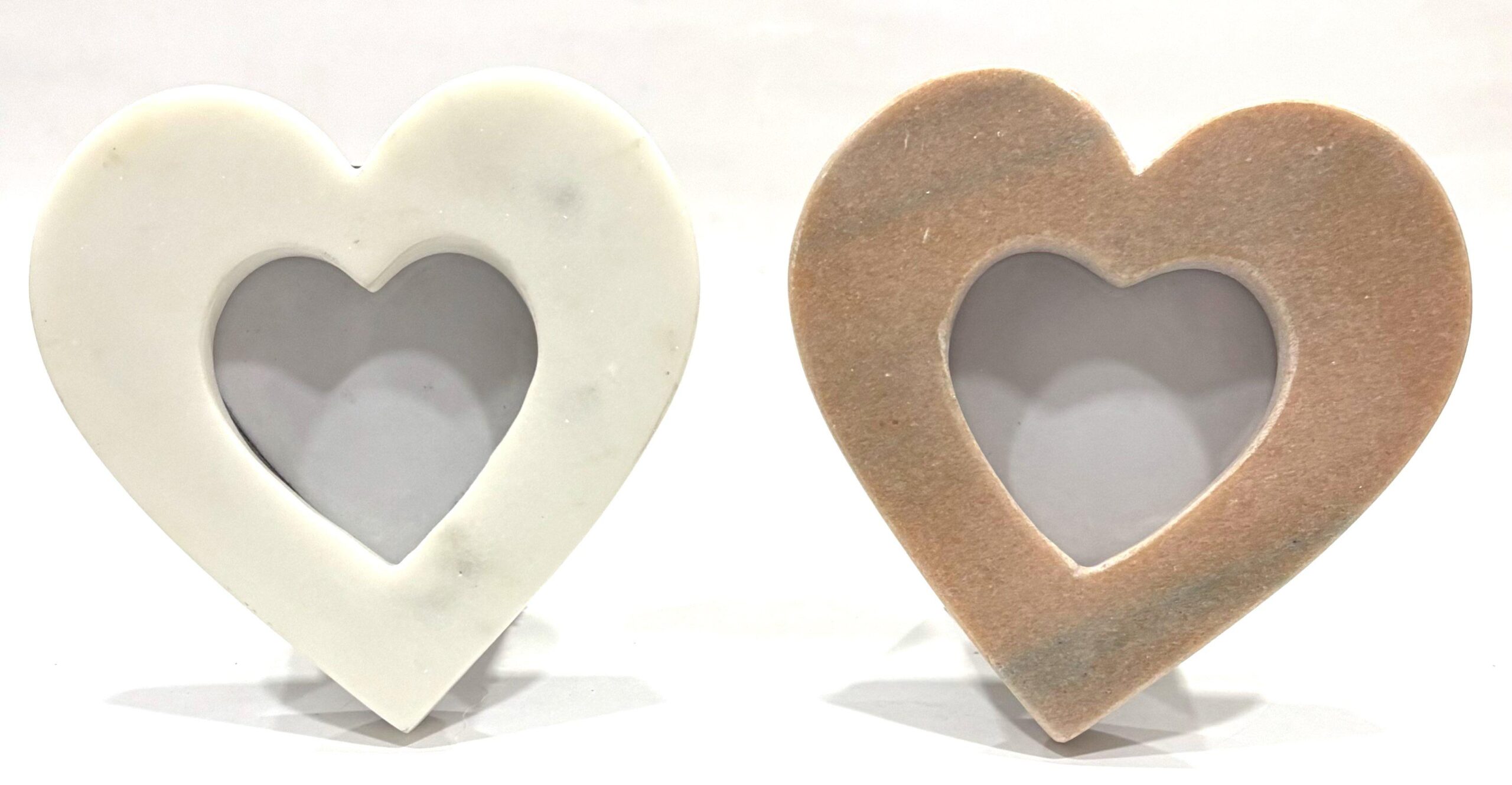 Marble Mini Heart Photo Frames
