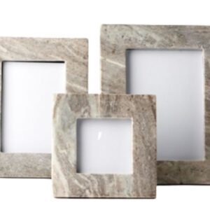 Beige Marble Photo Frames