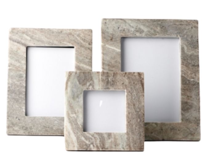 Beige Marble Photo Frames