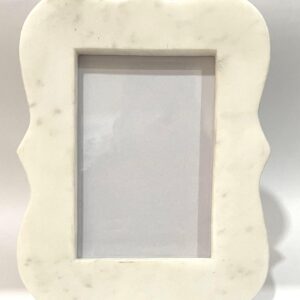 Creamish White Marble Photo Frame with MDF Backing