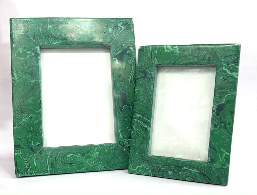 Green Composite Marble Photo Frames