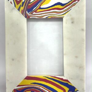 Composite Marble and White Marble Jointed Photo Frame