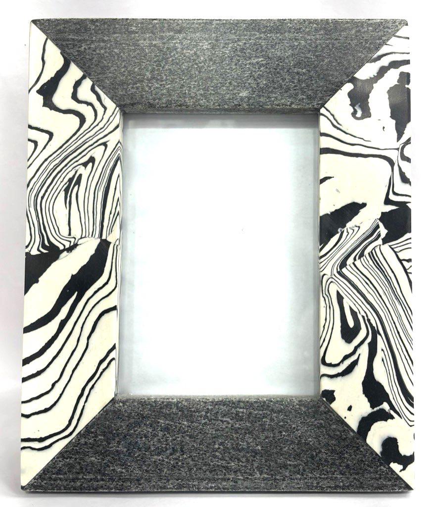 Composite Marble and Gray Marble Jointed Photo Frame