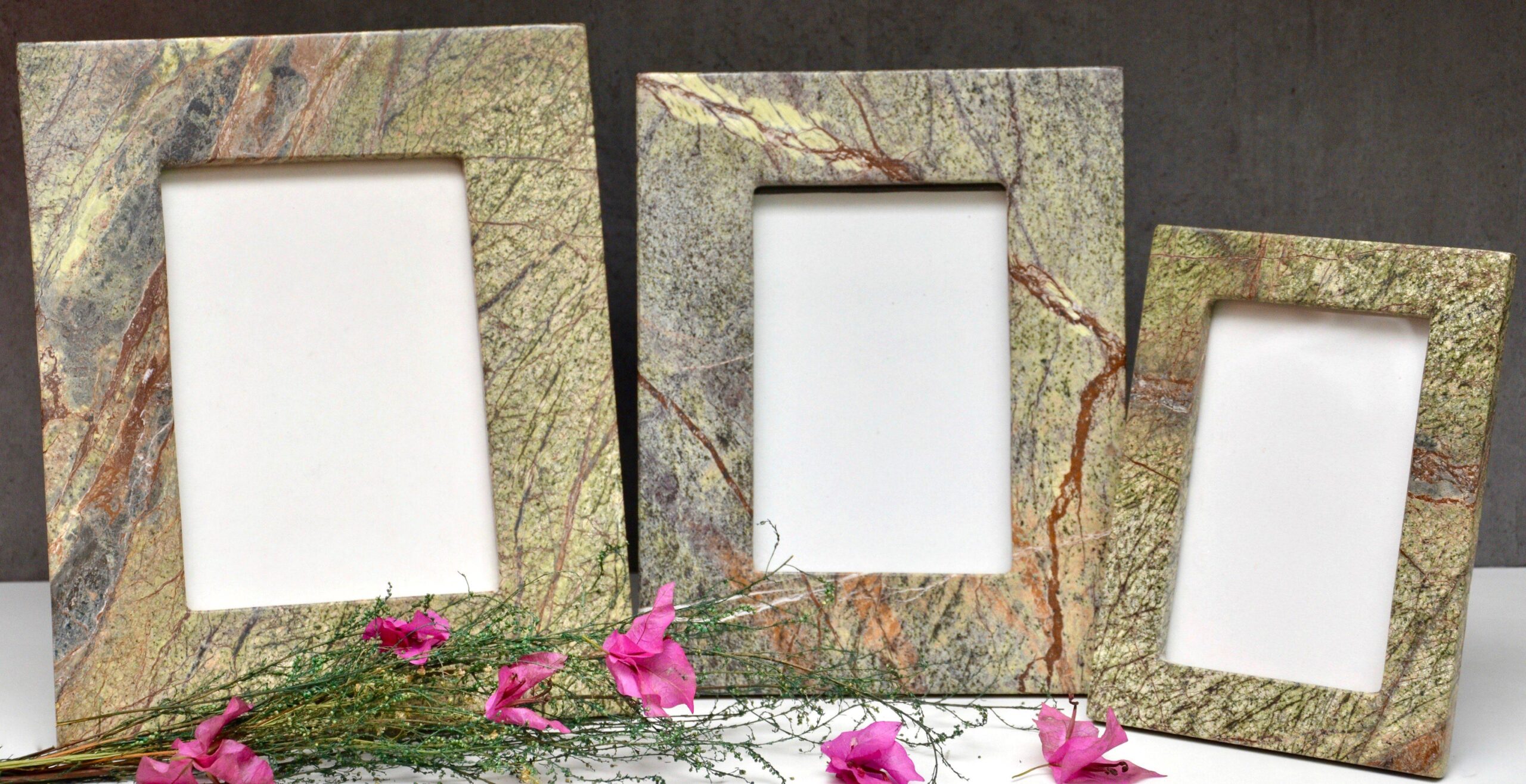 Forest Green Marble Photo frames