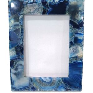 4x6 and 5x7 Blue Agate Photo Frame