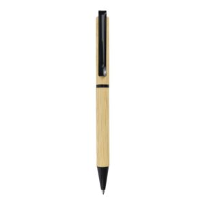 Bamboo Ball Pens, Twist Action, Blue Color Ink