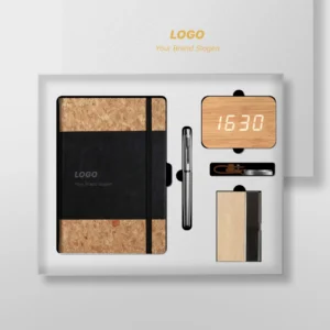 Commemorative Business Anniversary Gift Set with Custom Notebook