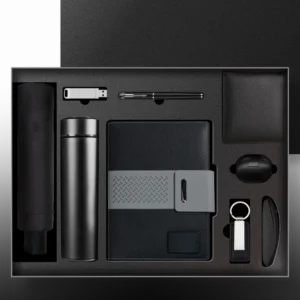 Essential Business A5 Leather Notebook Gift Box with Signature Pen