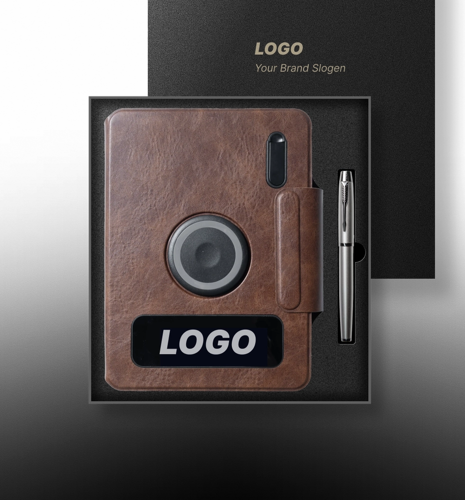 Premium A5 Charging Notebook Gift Set with Power Bank