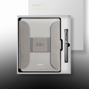 Luxury Smart Charging Journal with Integrated Power Bank