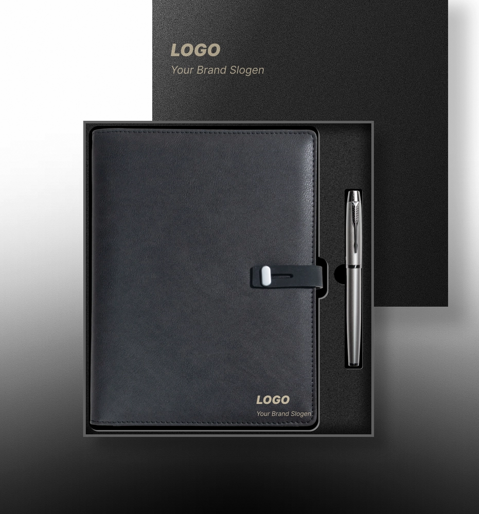 Tech Gift Set 8000mAh Power Bank Notebook and USB