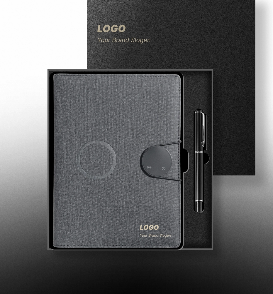 Innovative Wireless Charging Portfolio Gift Box for Professionals