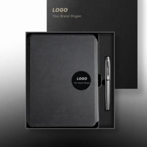 Multi-Functional Wireless Charging Notebook Gift Box for Office