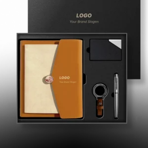 Contemporary Wireless Charging Journal and Stationery Gift Box