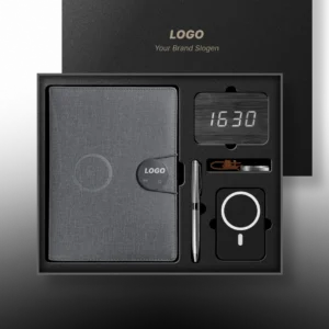 Modern Professional Stationery Set with Built-in Power Bank