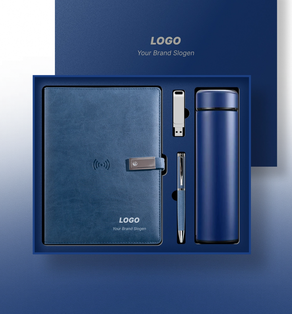 High-Quality Vegan Leather Charging Planner Gift Box Collection