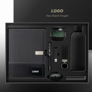 Ultimate Executive Wireless Charging Notebook with Power Bank Gift Set
