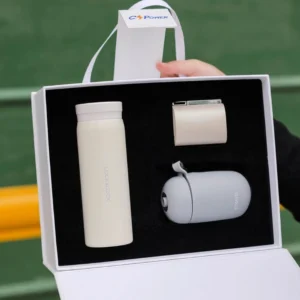 Ultimate Commuter Water Bottle Headphones And Travel Cushion Corporate Gift Suite