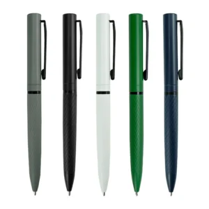 Metal Pens Twist Action Matte Finish & Black Clip, Stylish & Comfortable Grip