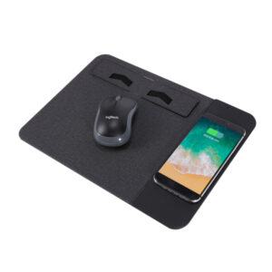 AWM 01 Wireless Charging Mouse Pad with Mobile Stand